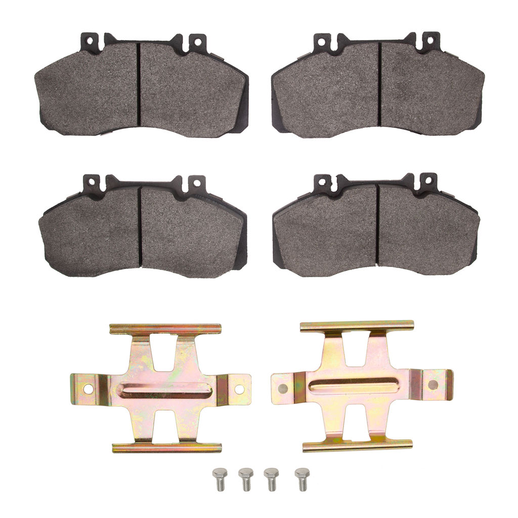 Dynamic Friction 1551-1062-01 - 5000 Advanced Semi Metallic Brake Pads With Hardware