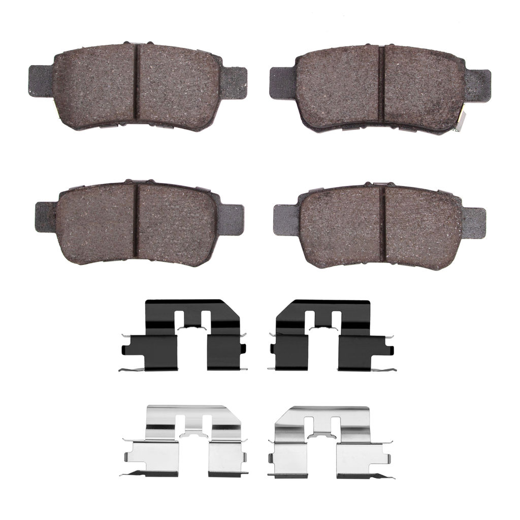 Dynamic Friction 1551-1088-01 - 5000 Advanced Ceramic Brake Pads With Hardware