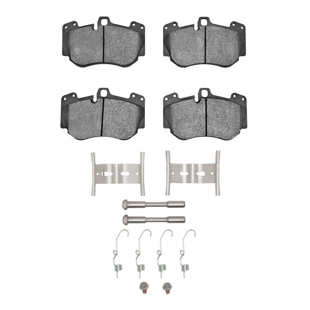 Dynamic Friction 1551-1130-11 - 5000 Advanced Low Metallic Brake Pads With Hardware