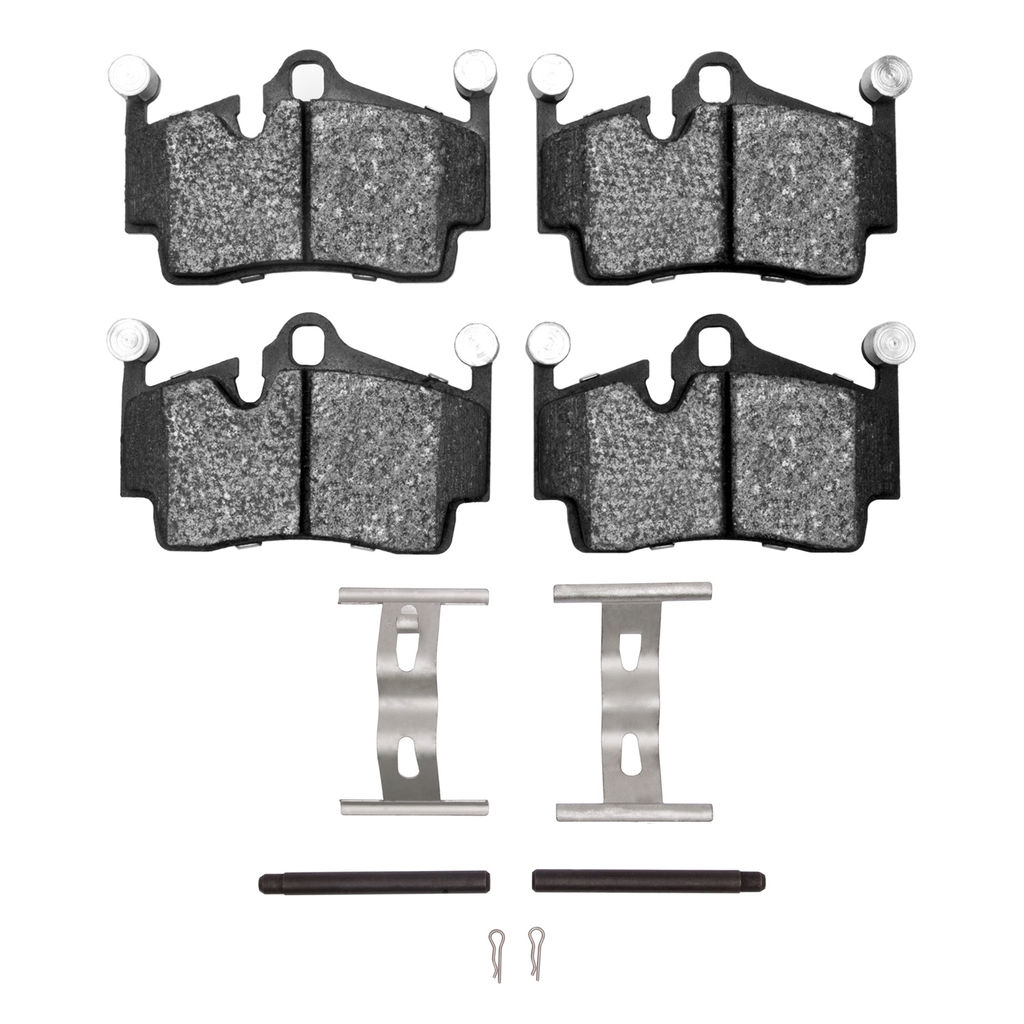 Low Metallic 1551-1260-00-Front Set Dynamic Friction Company 5000 Advanced Brake Pads 