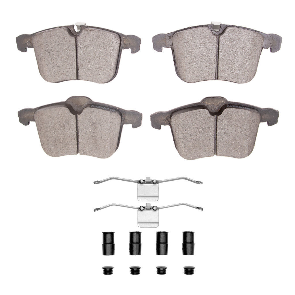 Dynamic Friction 1551-1257-01 - 5000 Advanced Ceramic Brake Pads With Hardware