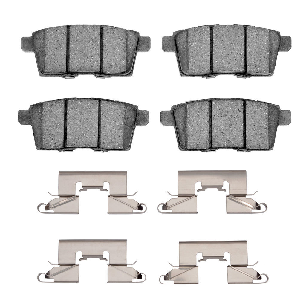 Dynamic Friction 1551-1259-01 - 5000 Advanced Ceramic Brake Pads With Hardware