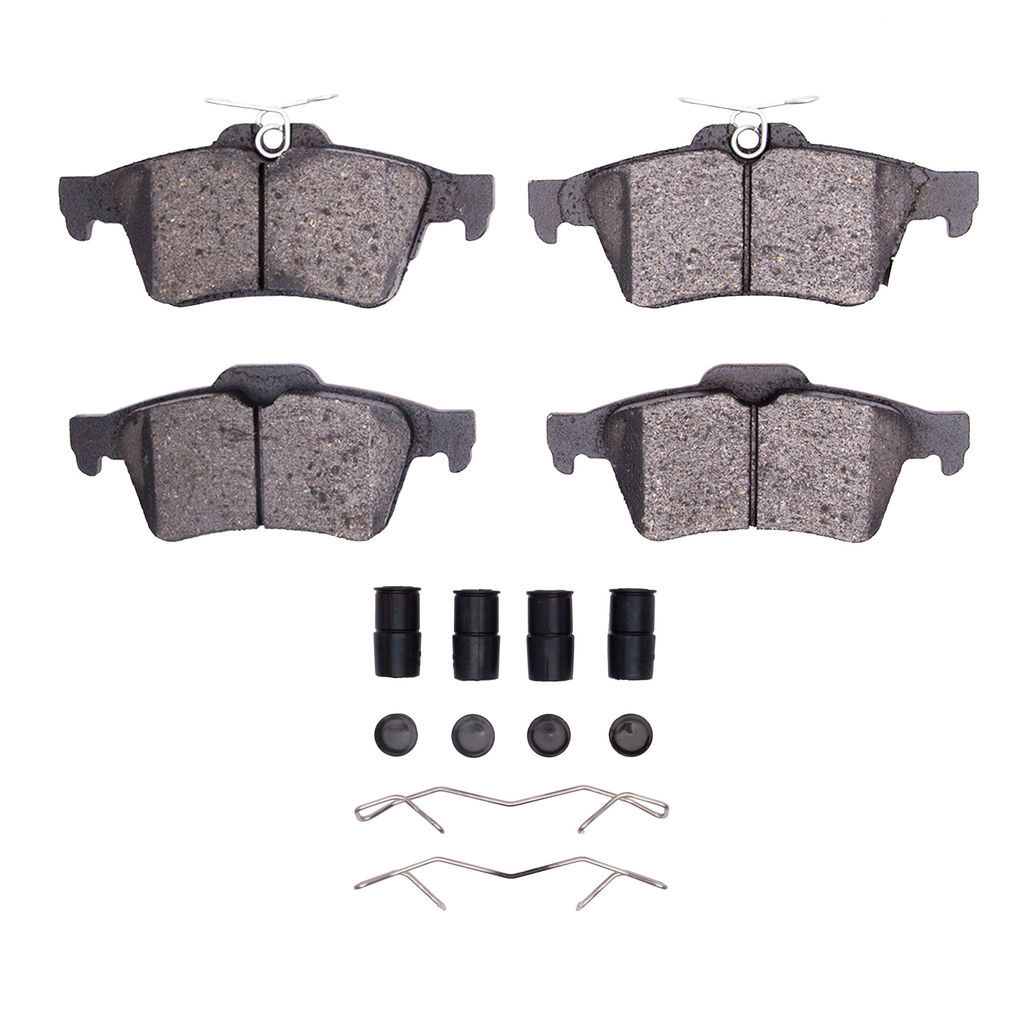Dynamic Friction 1551-1564-11 - 5000 Advanced Ceramic Brake Pads With Hardware