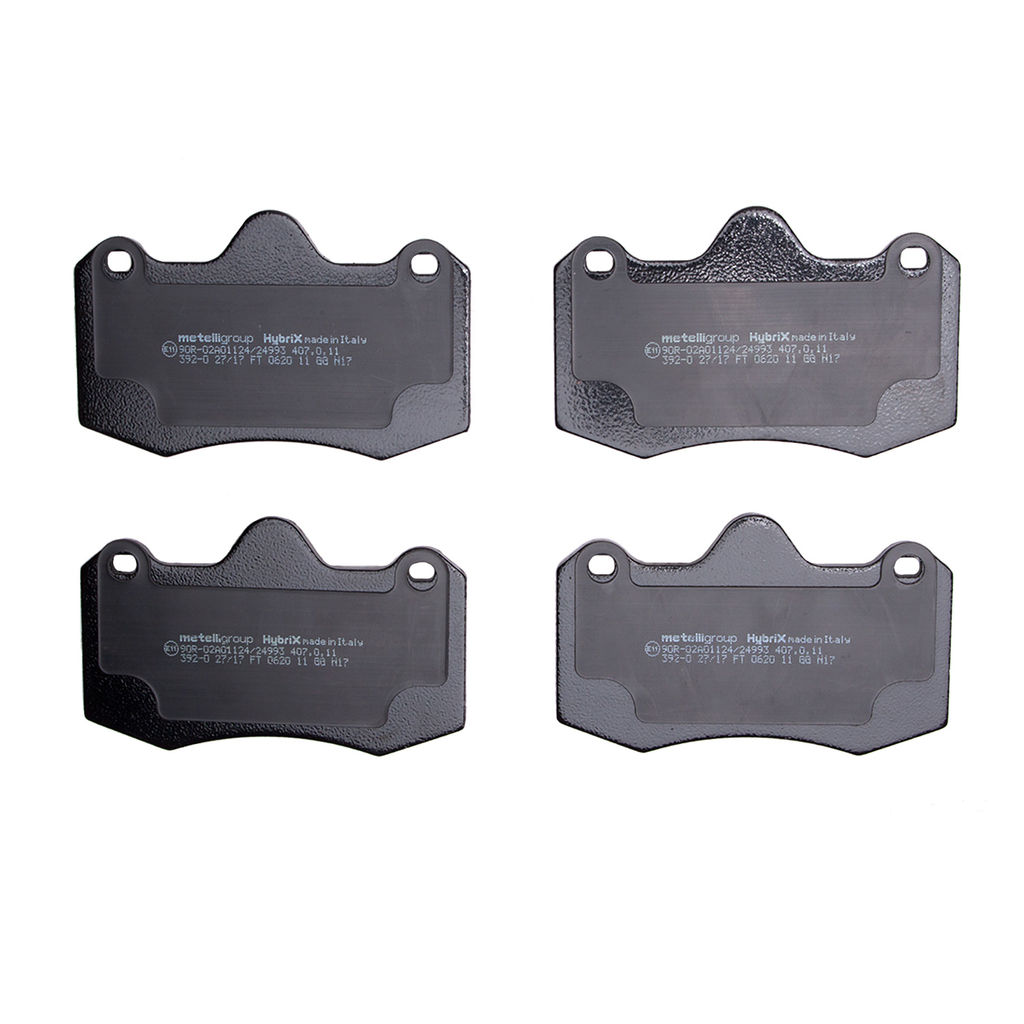 Dynamic Friction 1551-1598-00 - 5000 Advanced Low Metallic Brake Pads