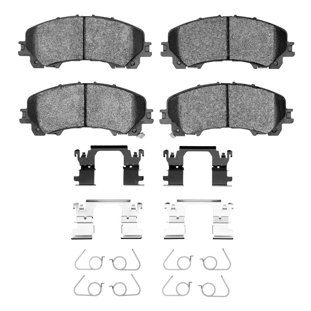 Dynamic Friction 1551-1736-01 - 5000 Advanced Ceramic Brake Pads With Hardware