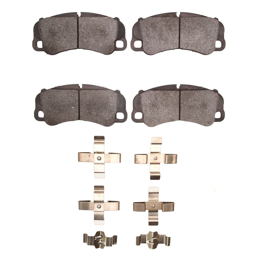 Dynamic Friction 1551-1742-02 - 5000 Advanced Low Metallic Brake Pads With Hardware
