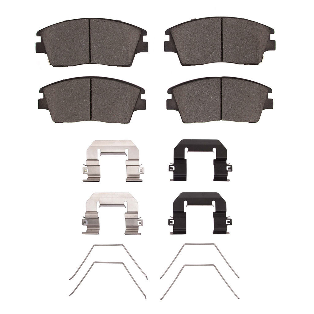 Dynamic Friction 1551-1847-01 - 5000 Advanced Ceramic Brake Pads With Hardware