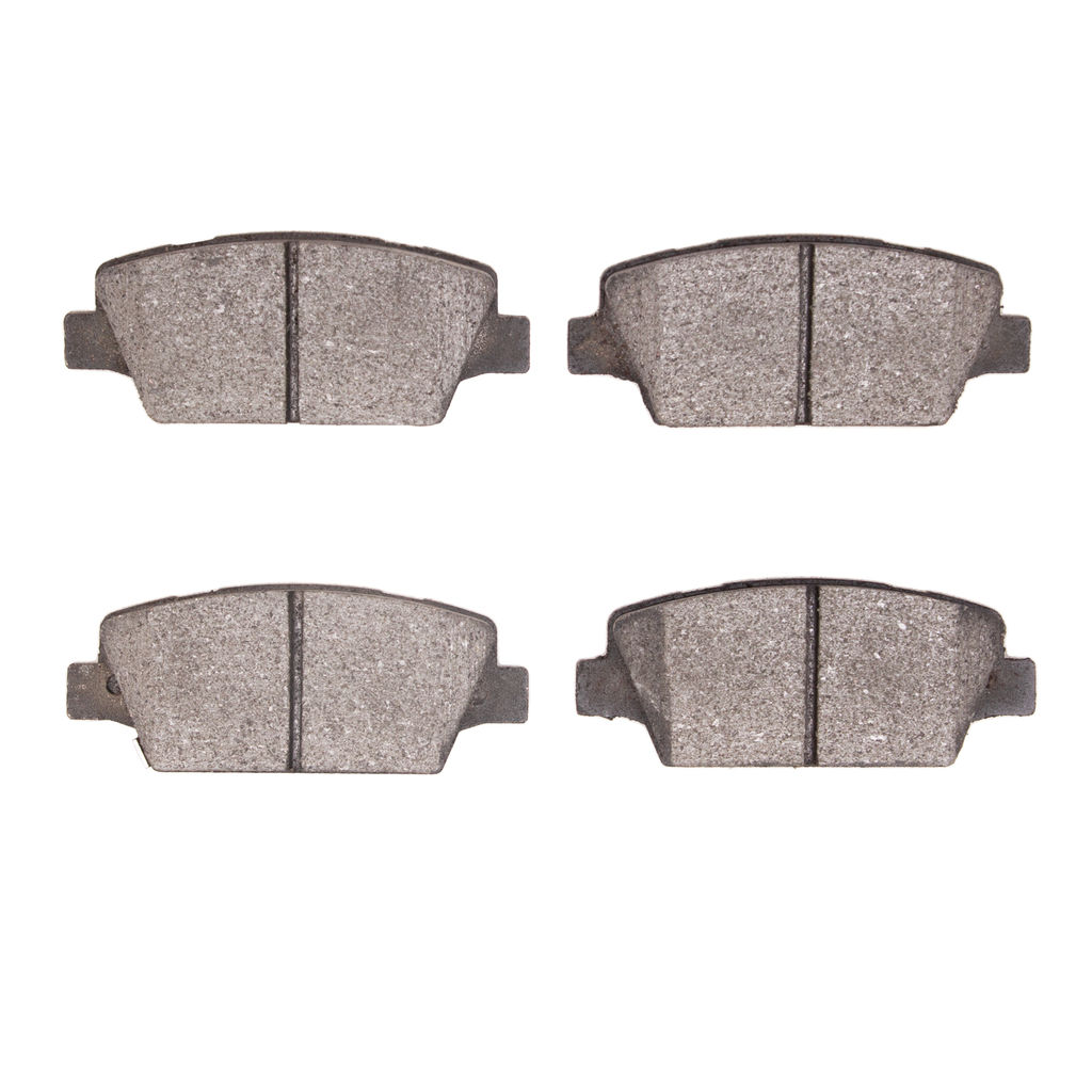 Dynamic Friction 1551-2050-00 - 5000 Advanced Ceramic Brake Pads - Ceramic