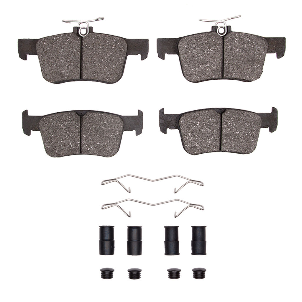 Dynamic Friction 1551-2102-01 - 5000 Advanced Ceramic Brake Pads With Hardware
