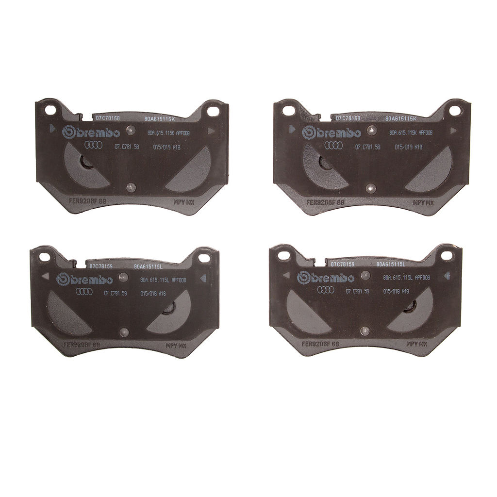 5000 Advanced Ceramic Brake Pads - Ceramic