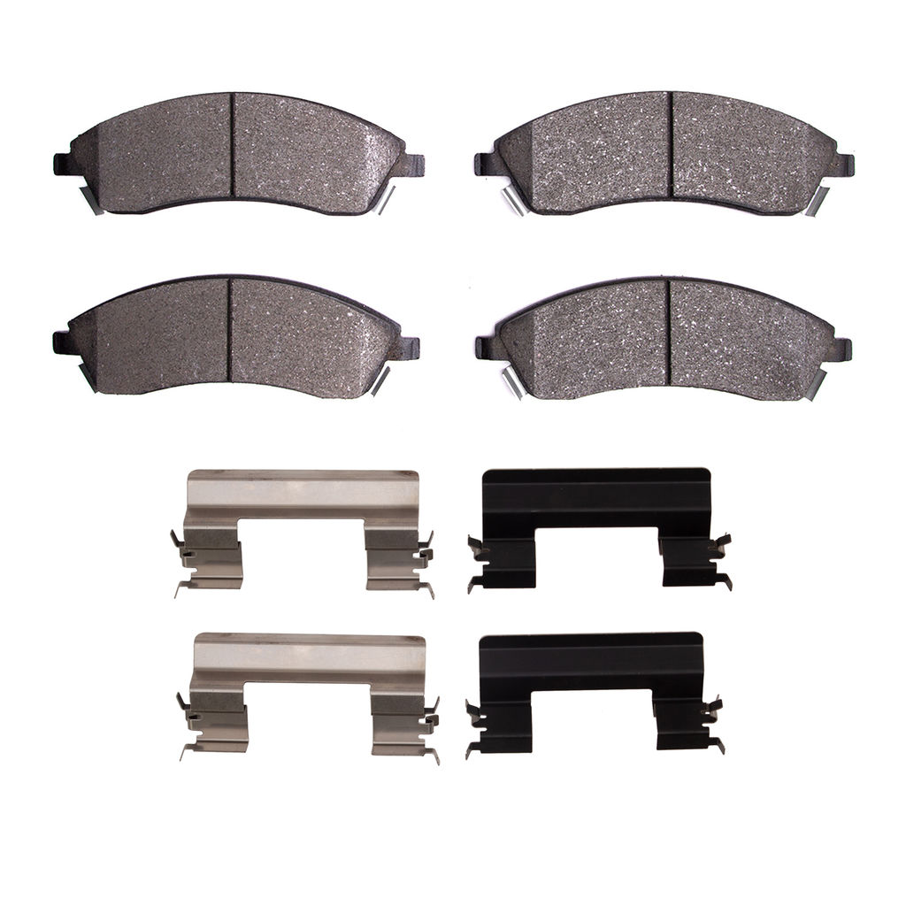 Dynamic Friction 1552-1019-01 - 5000 Advanced Ceramic Brake Pads With Hardware
