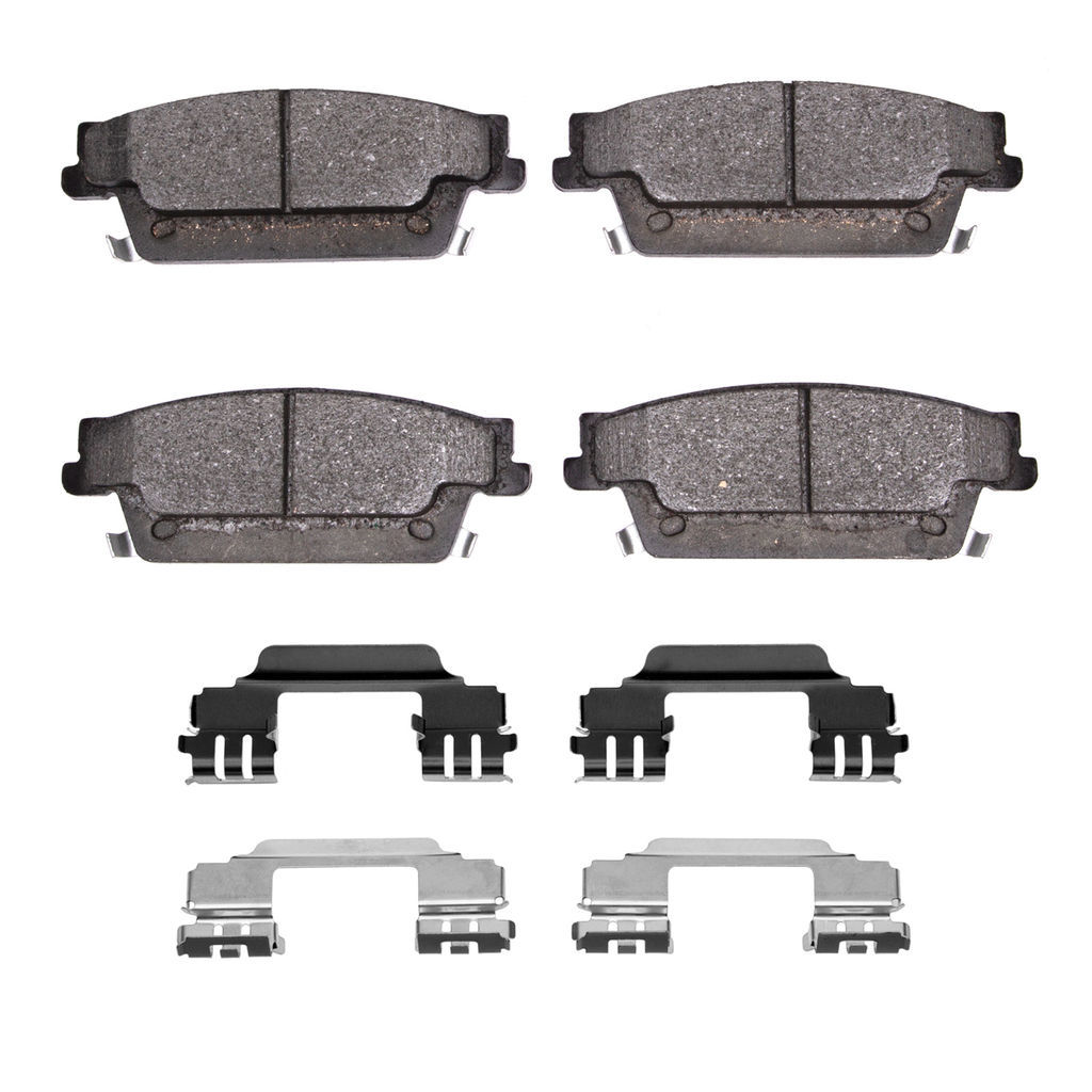 Dynamic Friction 1552-1020-01 - 5000 Advanced Ceramic Brake Pads With Hardware