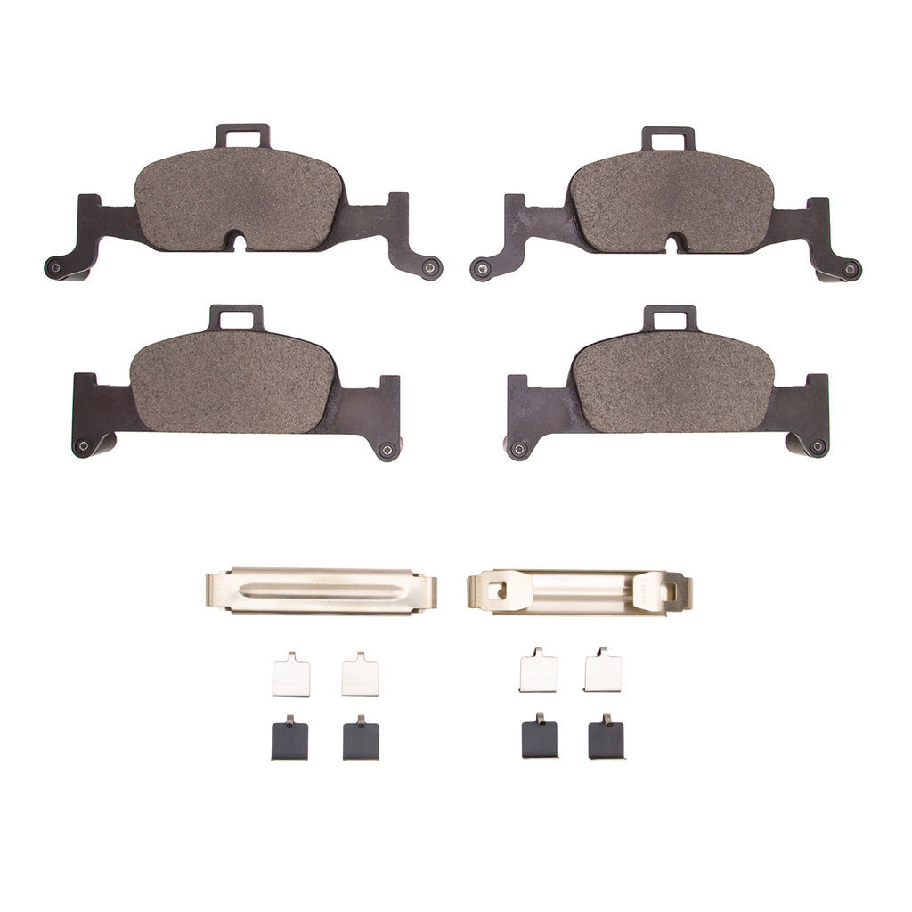 Dynamic Friction 1552-1897-01 - 5000 Advanced Low Metallic Brake Pads With Hardware