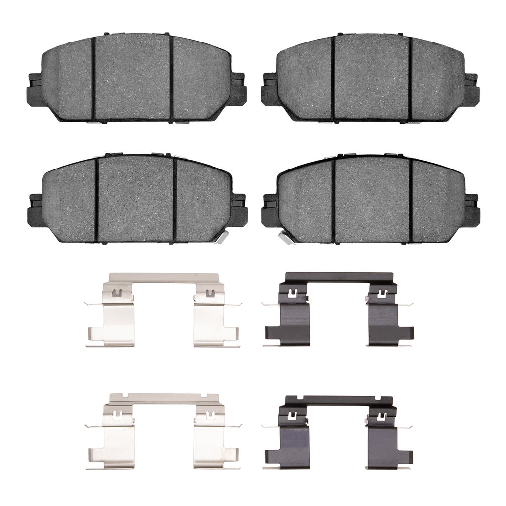 Dynamic Friction 1552-2036-02 - 5000 Advanced Brake Pads - Ceramic with Hardware
