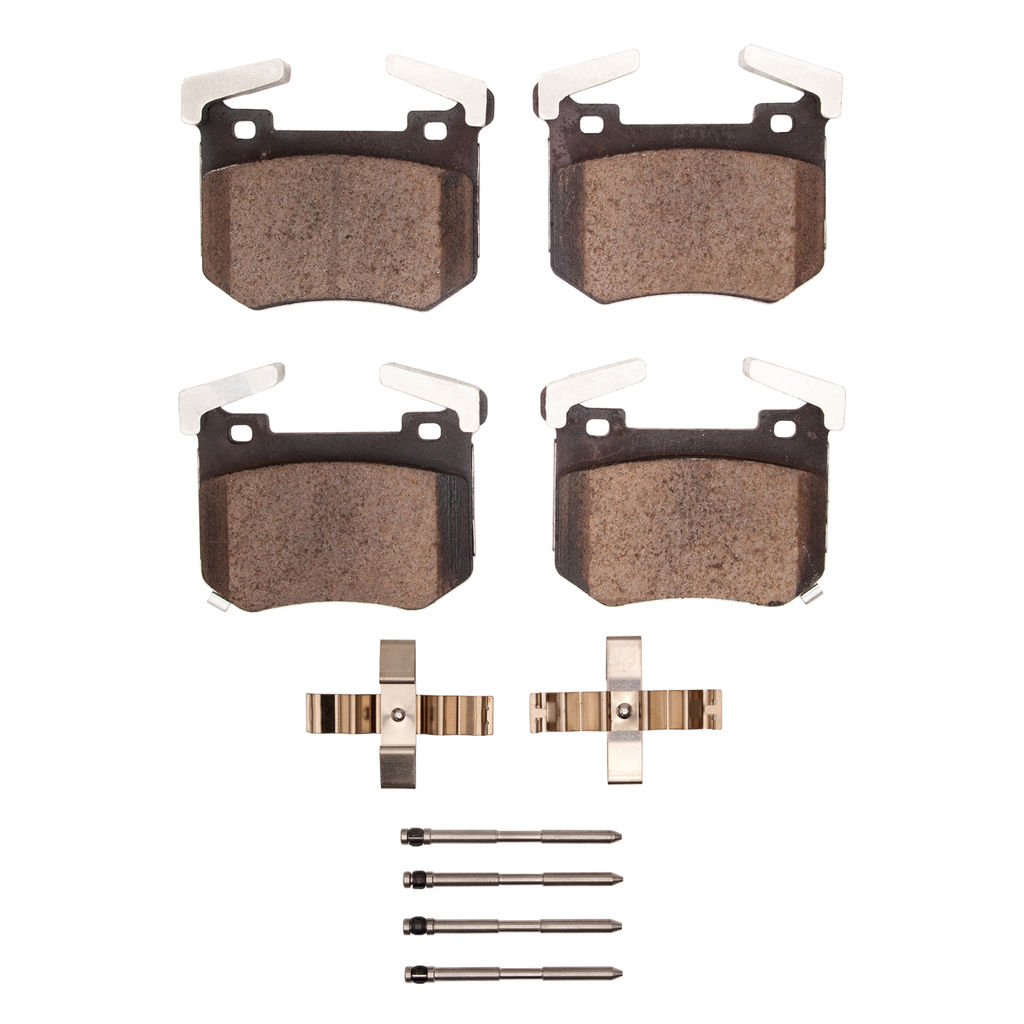 Dynamic Friction 1552-2144-01 - 5000 Advanced Low Metallic Brake Pads With Hardware