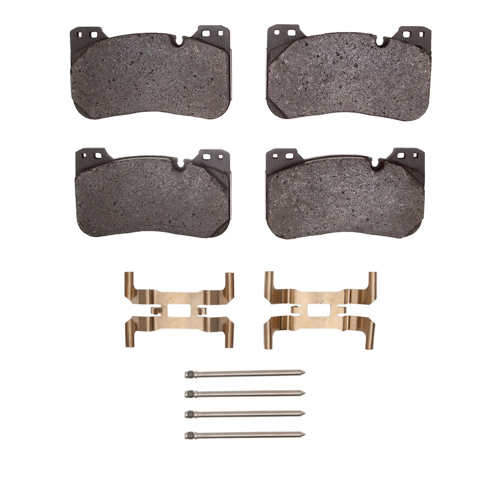 Dynamic Friction 1552-2155-01 - 5000 Advanced Brake Pads - Low Metallic with Hardware