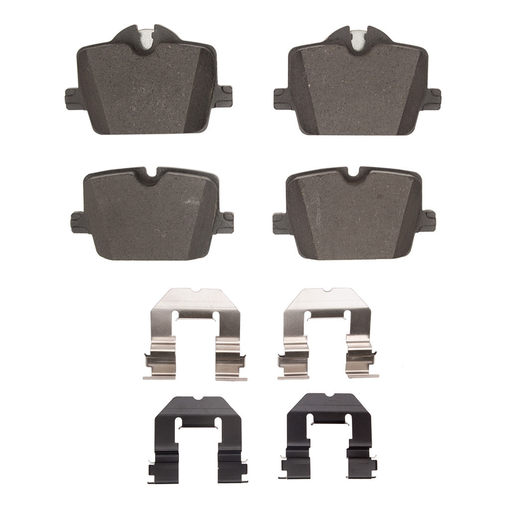 Dynamic Friction 1552-2221-01 - 5000 Advanced Brake Pads - Low Metallic with Hardware