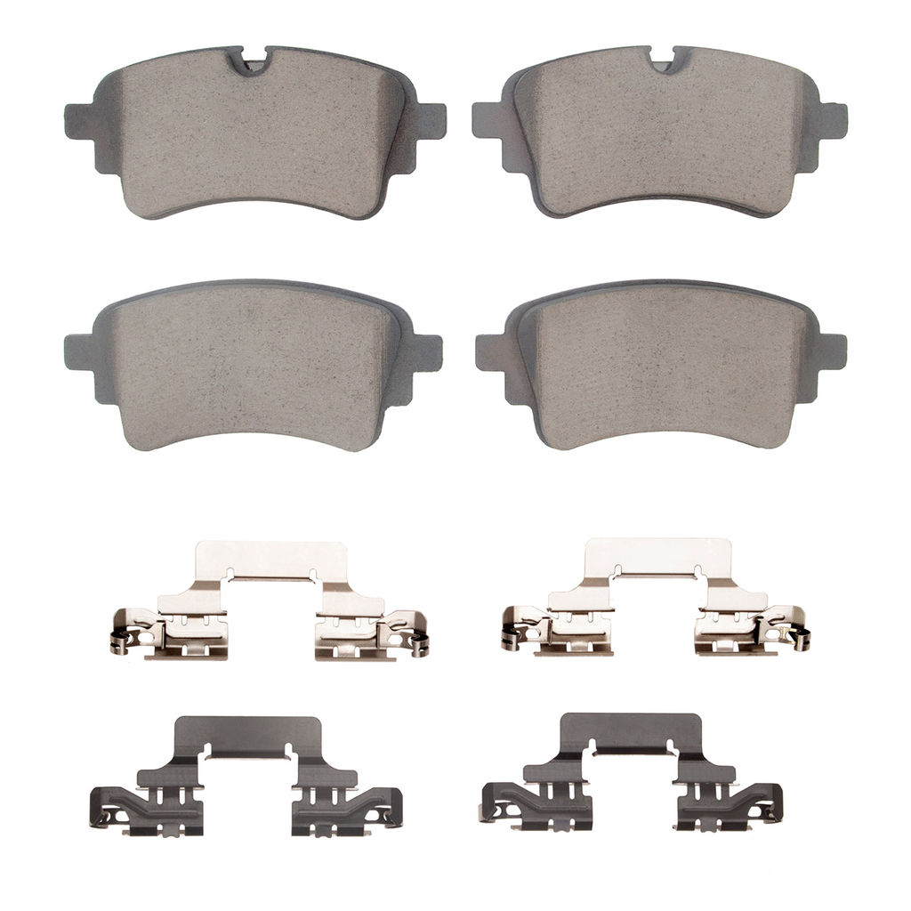 Dynamic Friction 1552-2364-01 - 5000 Advanced Low Metallic Brake Pads With Hardware