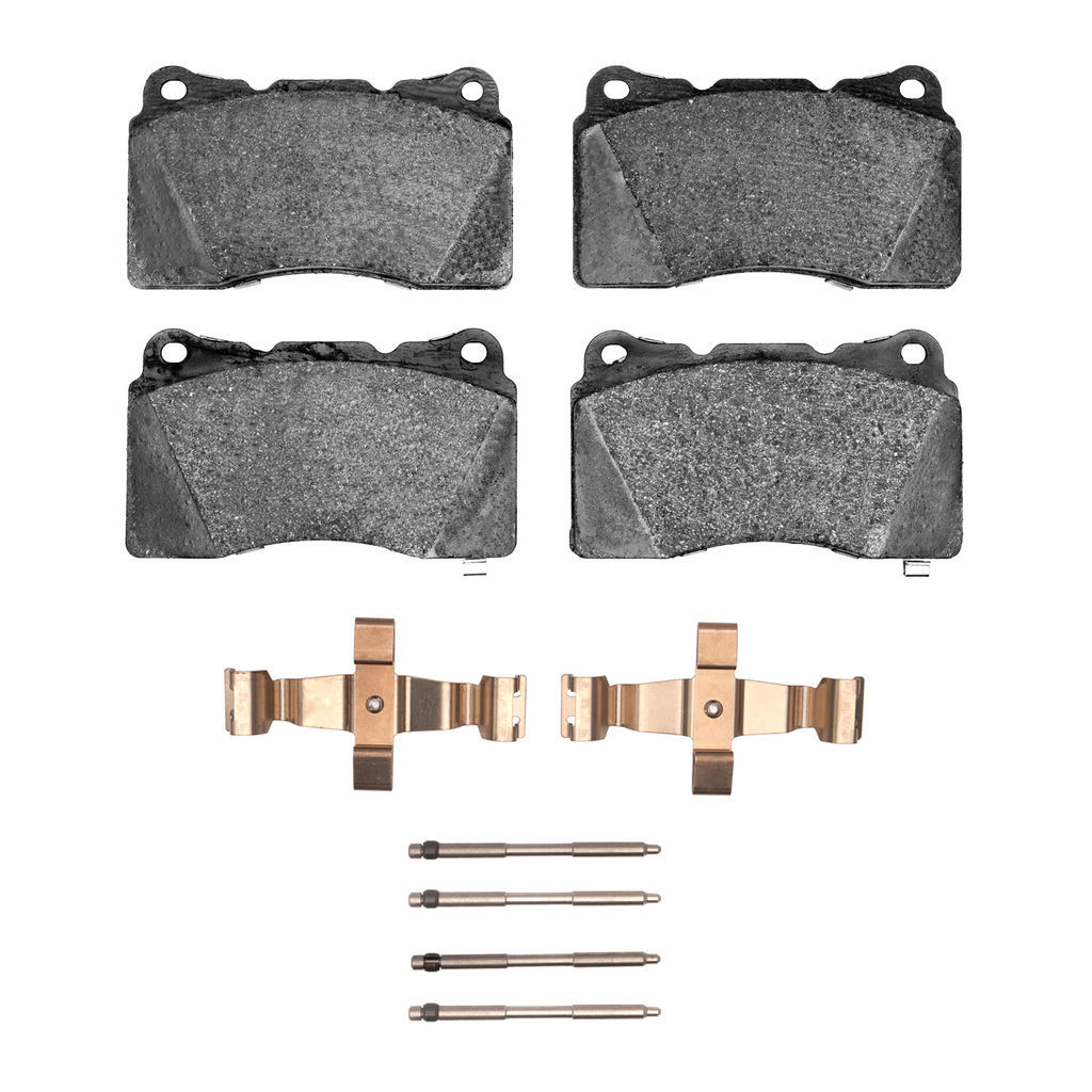 Dynamic Friction 1553-1001-03 - 5000 Advanced Ceramic Brake Pads With Hardware