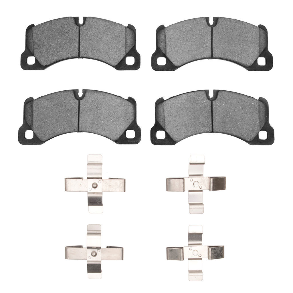 Dynamic Friction 1553-1349-01 - 5000 Advanced Low Metallic Brake Pads With Hardware