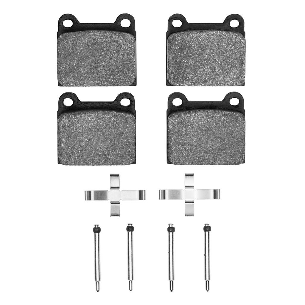 Dynamic Friction 1600-0031-04 - 5000 Euro Ceramic Brake Pads With Hardware