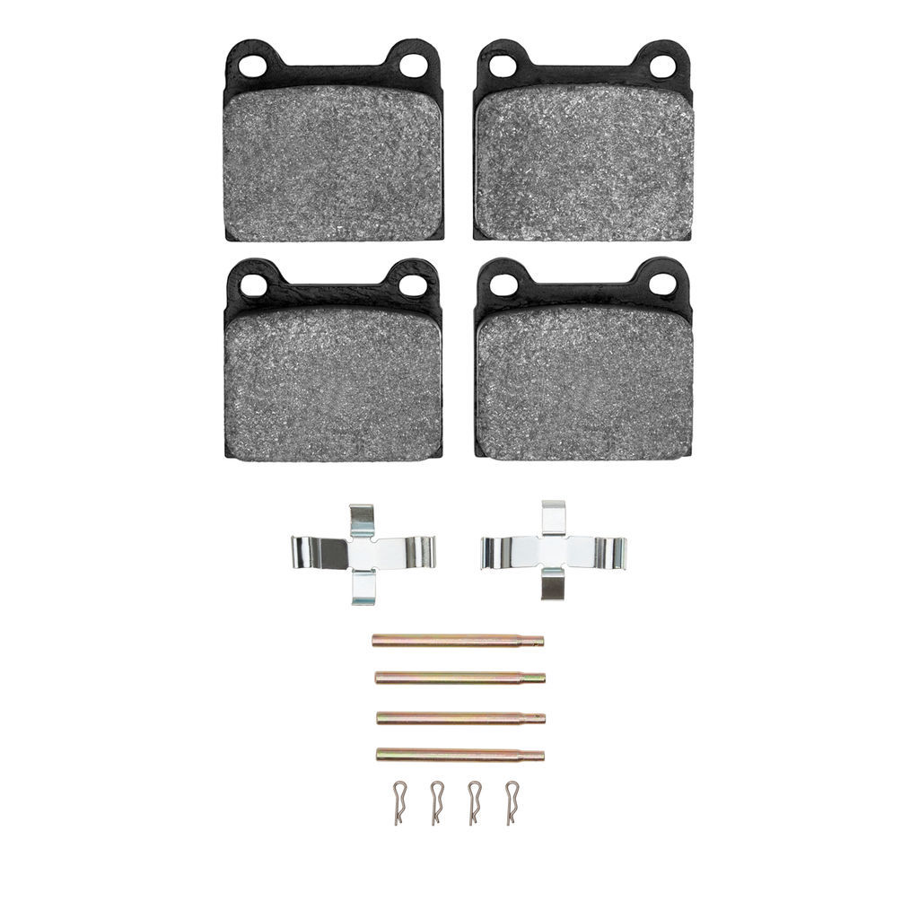 Dynamic Friction 1600-0031-06 - 5000 Euro Ceramic Brake Pads With Hardware