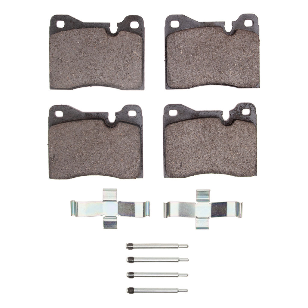 Dynamic Friction 1600-0082-01 - 5000 Euro Ceramic Brake Pads With Hardware