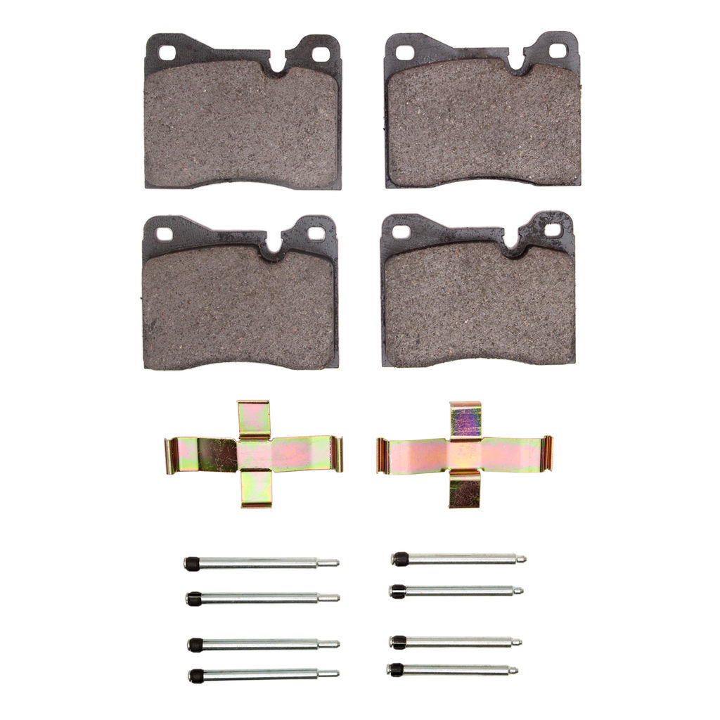Dynamic Friction 1600-0082-02 - 5000 Euro Ceramic Brake Pads With Hardware