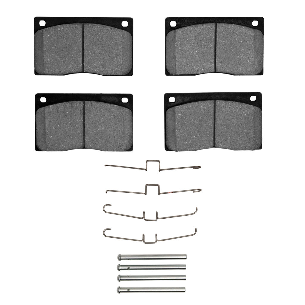 Dynamic Friction 1600-0135-01 - 5000 Euro Ceramic Brake Pads With Hardware