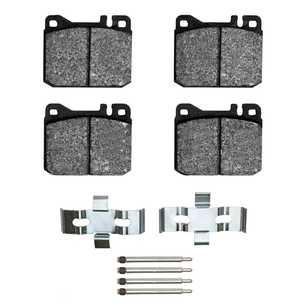 Dynamic Friction 1600-0145-01 - 5000 Euro Ceramic Brake Pads With Hardware