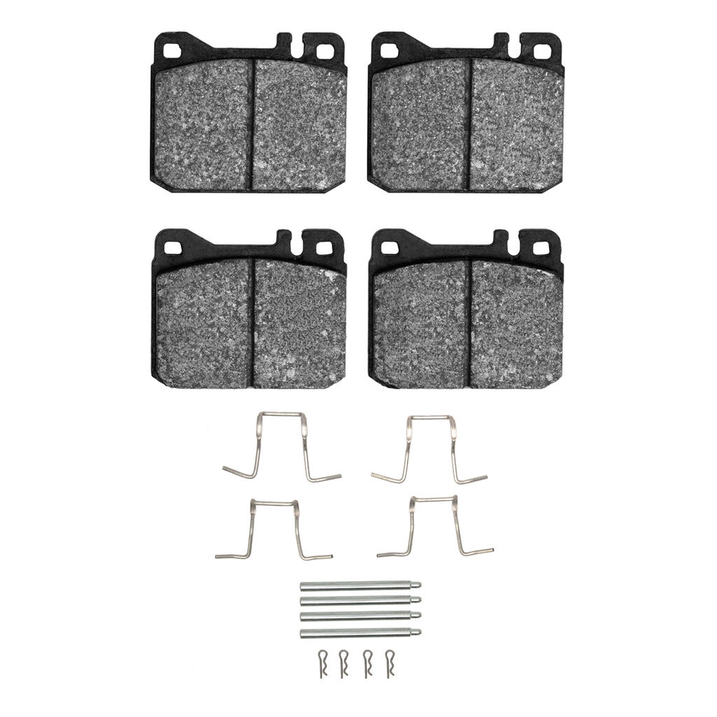 Dynamic Friction 1600-0145-02 - 5000 Euro Ceramic Brake Pads With Hardware