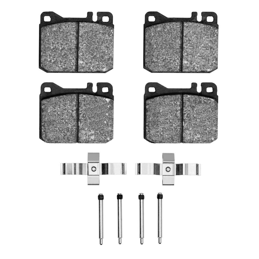 Dynamic Friction 1600-0145-03 - 5000 Euro Ceramic Brake Pads With Hardware