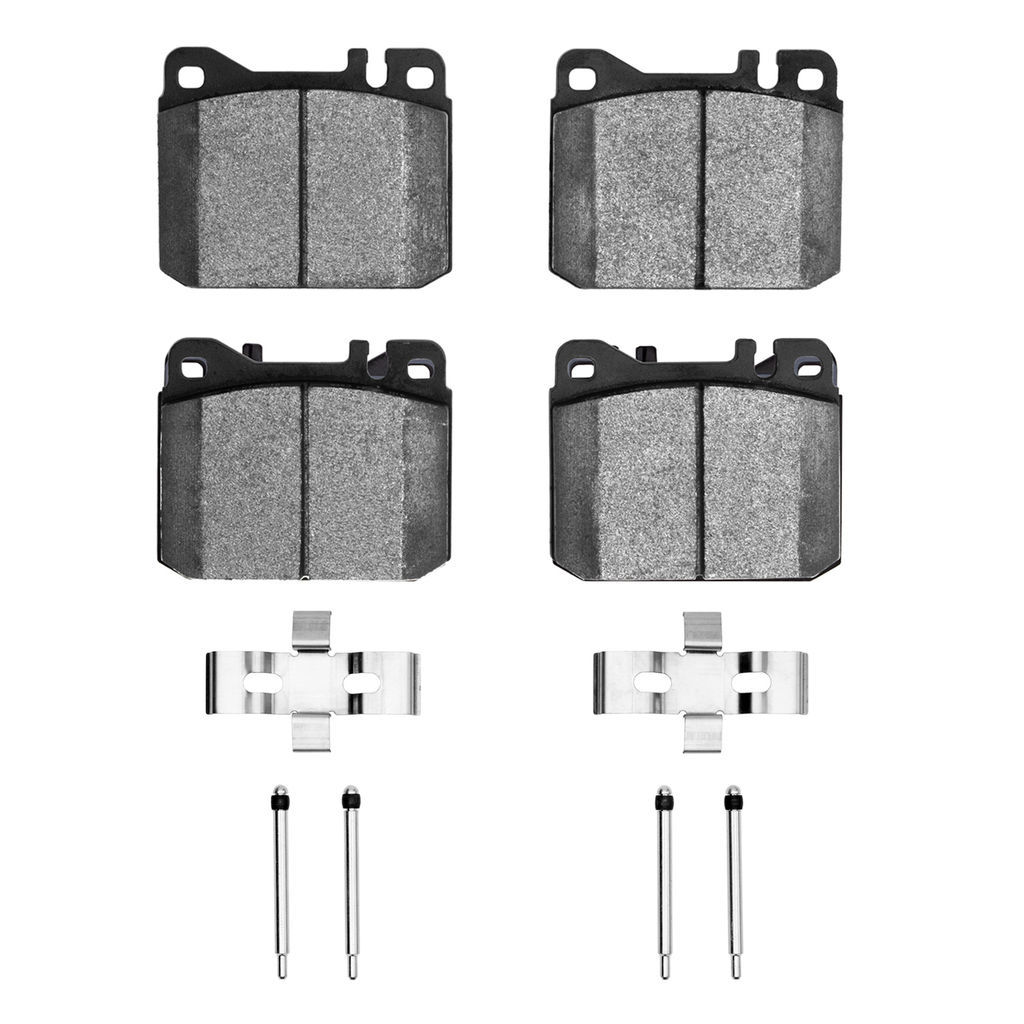 Dynamic Friction 1600-0145-13 - 5000 Euro Ceramic Brake Pads With Hardware