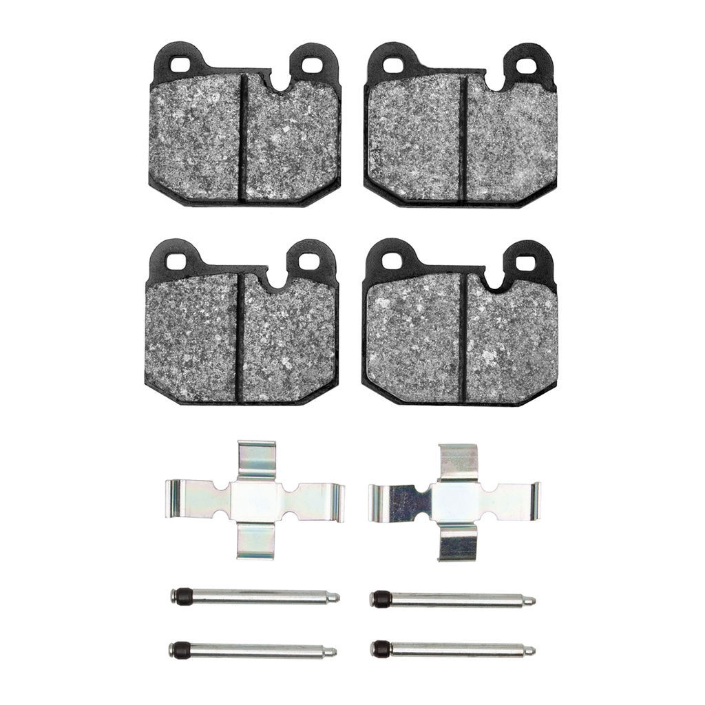 Dynamic Friction 1600-0174-02 - 5000 Euro Ceramic Brake Pads With Hardware