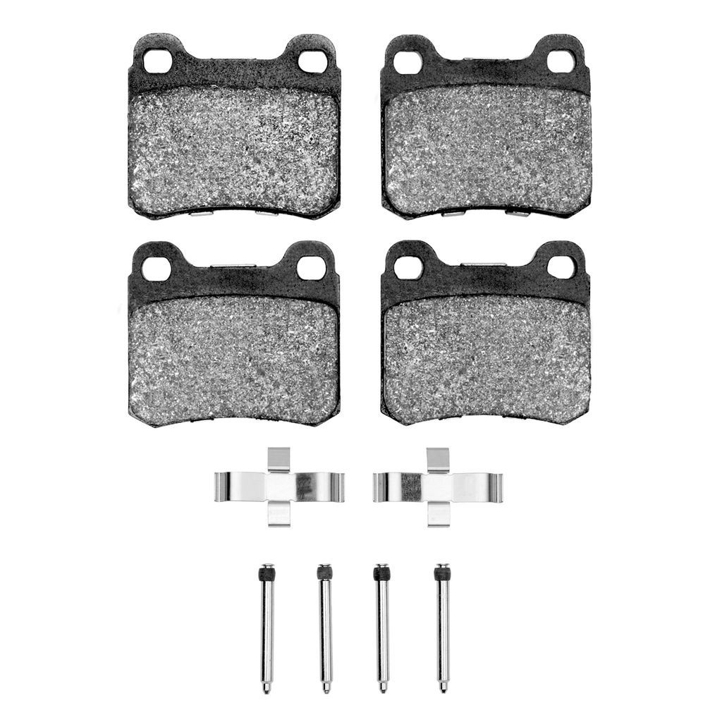 Dynamic Friction 1600-0335-02 - 5000 Euro Ceramic Brake Pads With Hardware