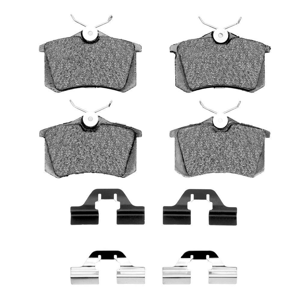 Dynamic Friction 1600-0340-01 - 5000 Euro Ceramic Brake Pads With Hardware