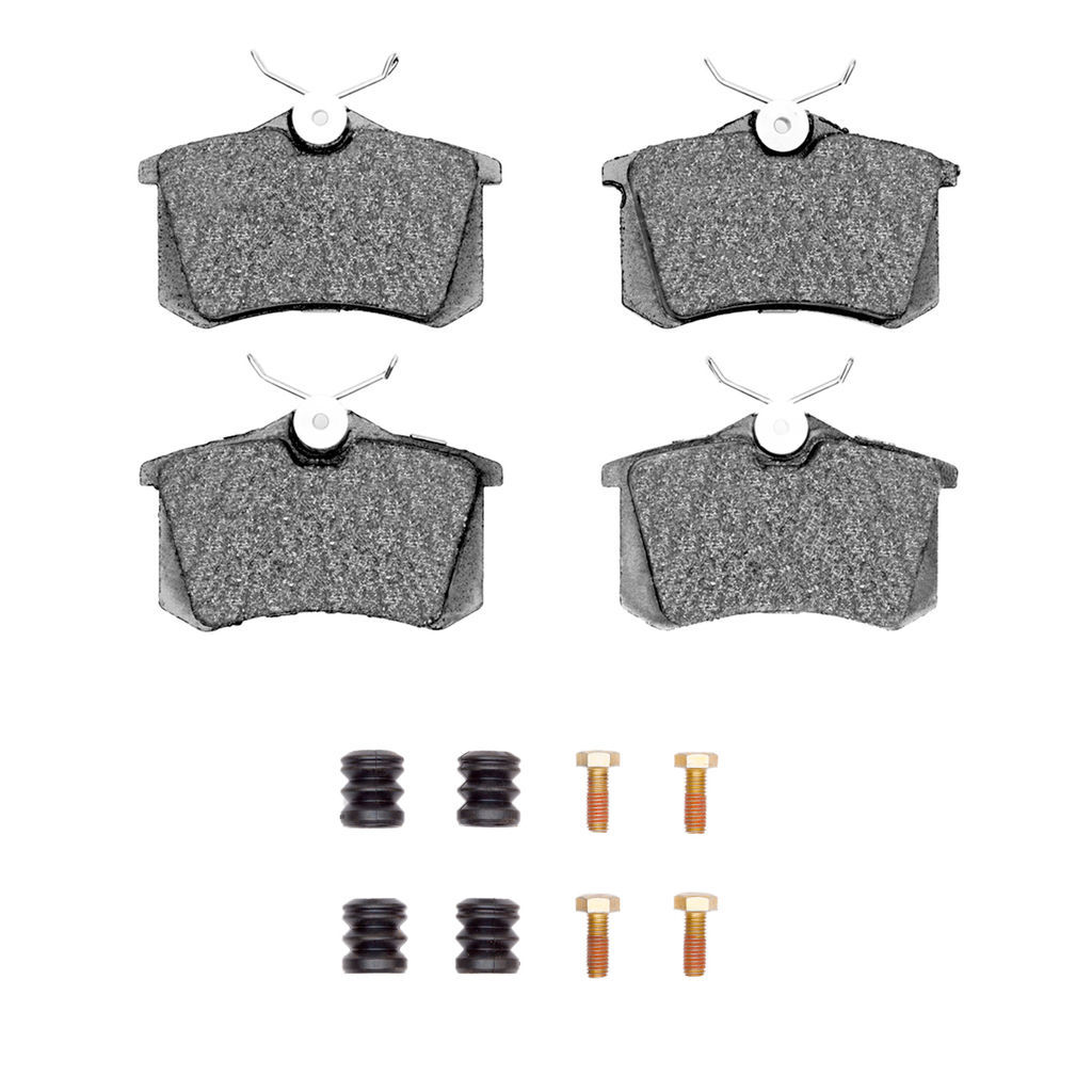 Dynamic Friction 1600-0340-05 - 5000 Euro Ceramic Brake Pads With Hardware