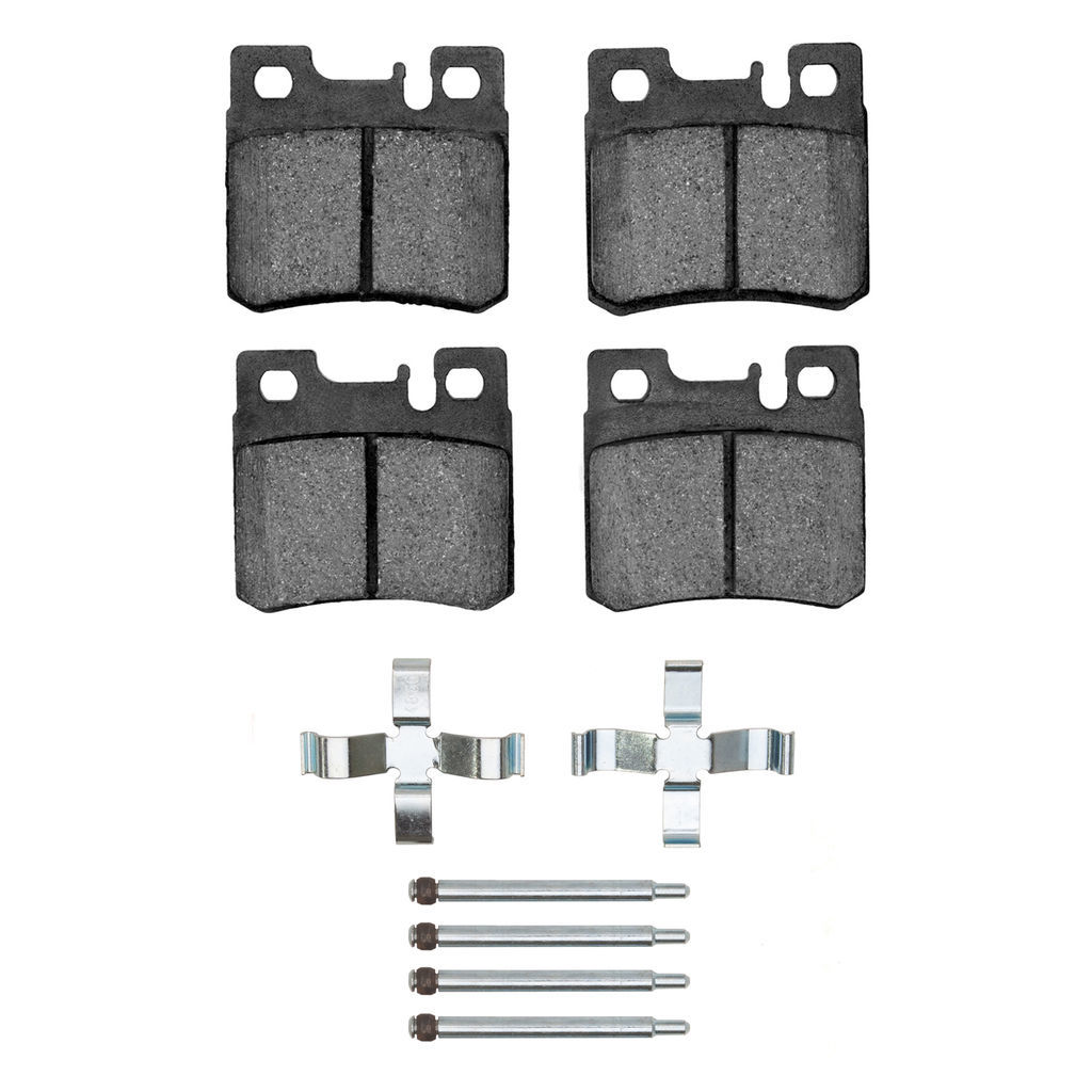 Dynamic Friction 1600-0495-01 - 5000 Euro Ceramic Brake Pads With Hardware