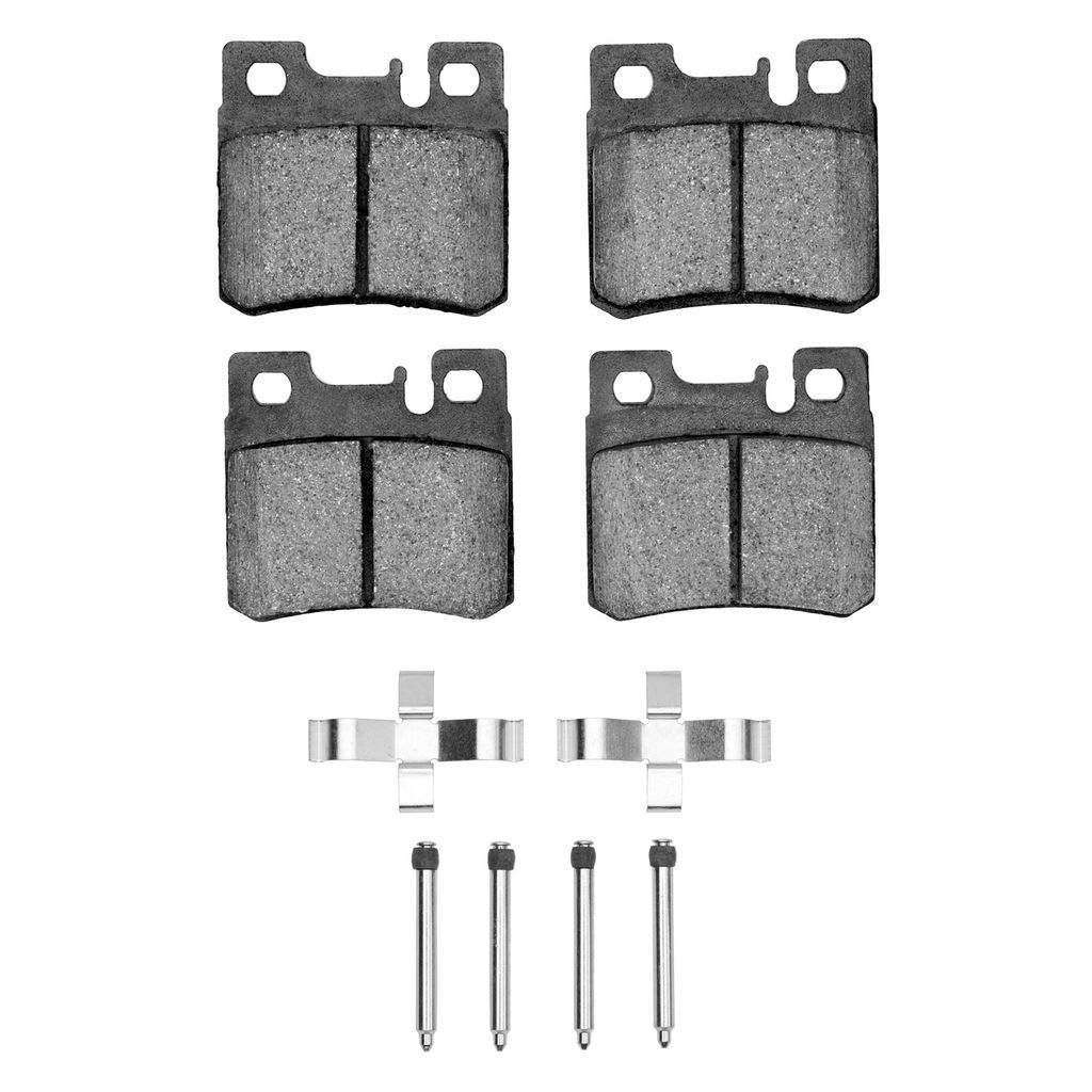 Dynamic Friction 1600-0495-02 - 5000 Euro Ceramic Brake Pads With Hardware