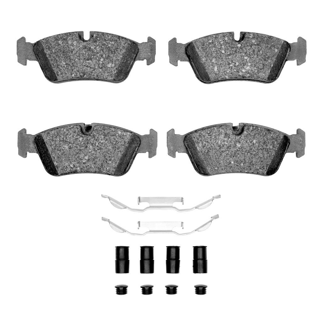 Dynamic Friction 1600-0558-01 - 5000 Euro Ceramic Brake Pads With Hardware