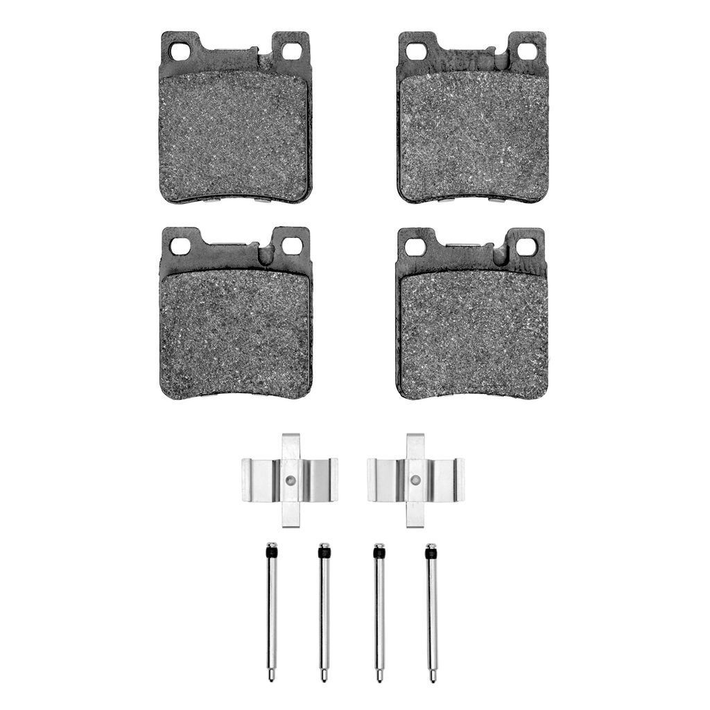 Dynamic Friction 1600-0603-01 - 5000 Euro Ceramic Brake Pads With Hardware