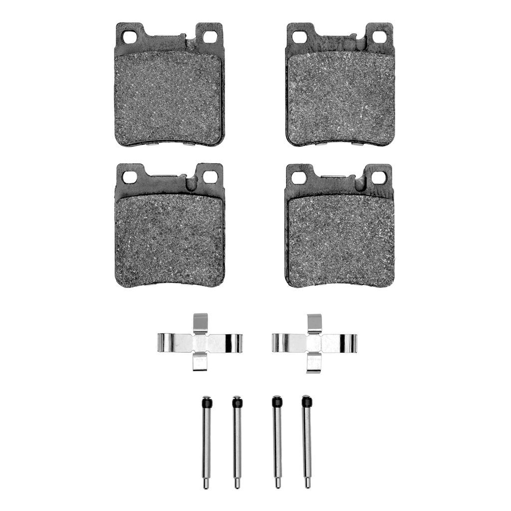 Dynamic Friction 1600-0603-02 - 5000 Euro Ceramic Brake Pads With Hardware