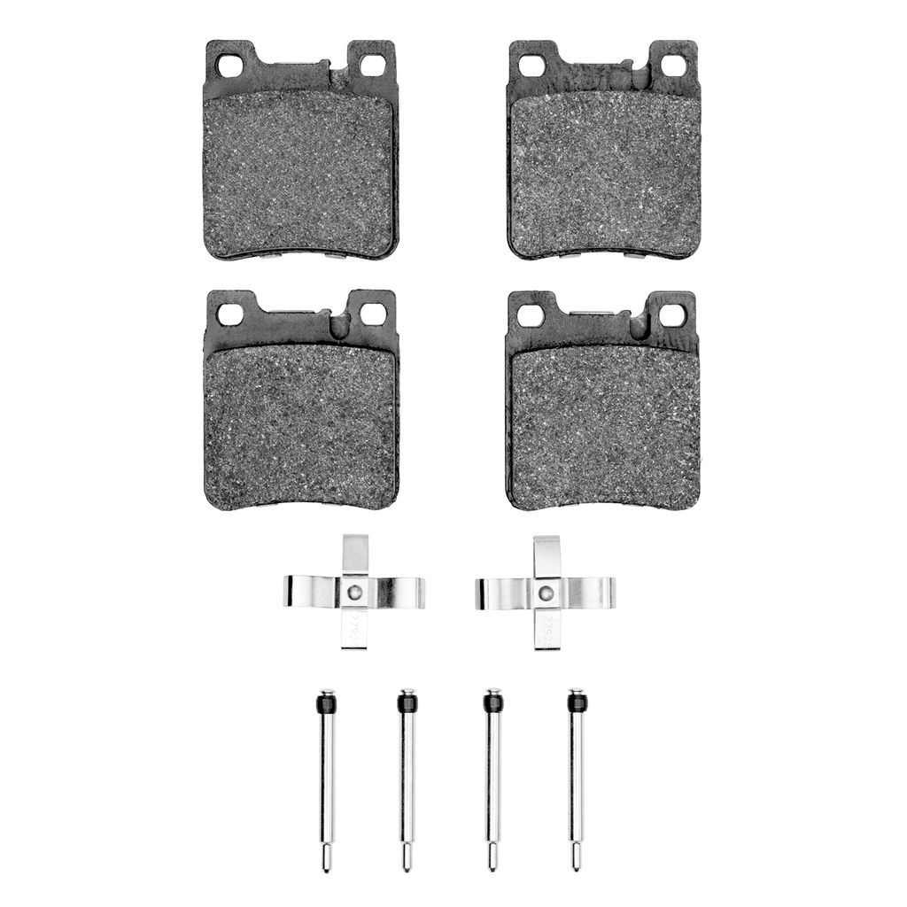 Dynamic Friction 1600-0603-03 - 5000 Euro Ceramic Brake Pads With Hardware