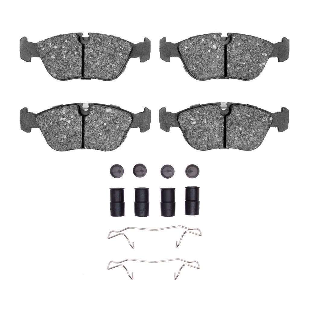 Dynamic Friction 1600-0618-01 - 5000 Euro Ceramic Brake Pads With Hardware