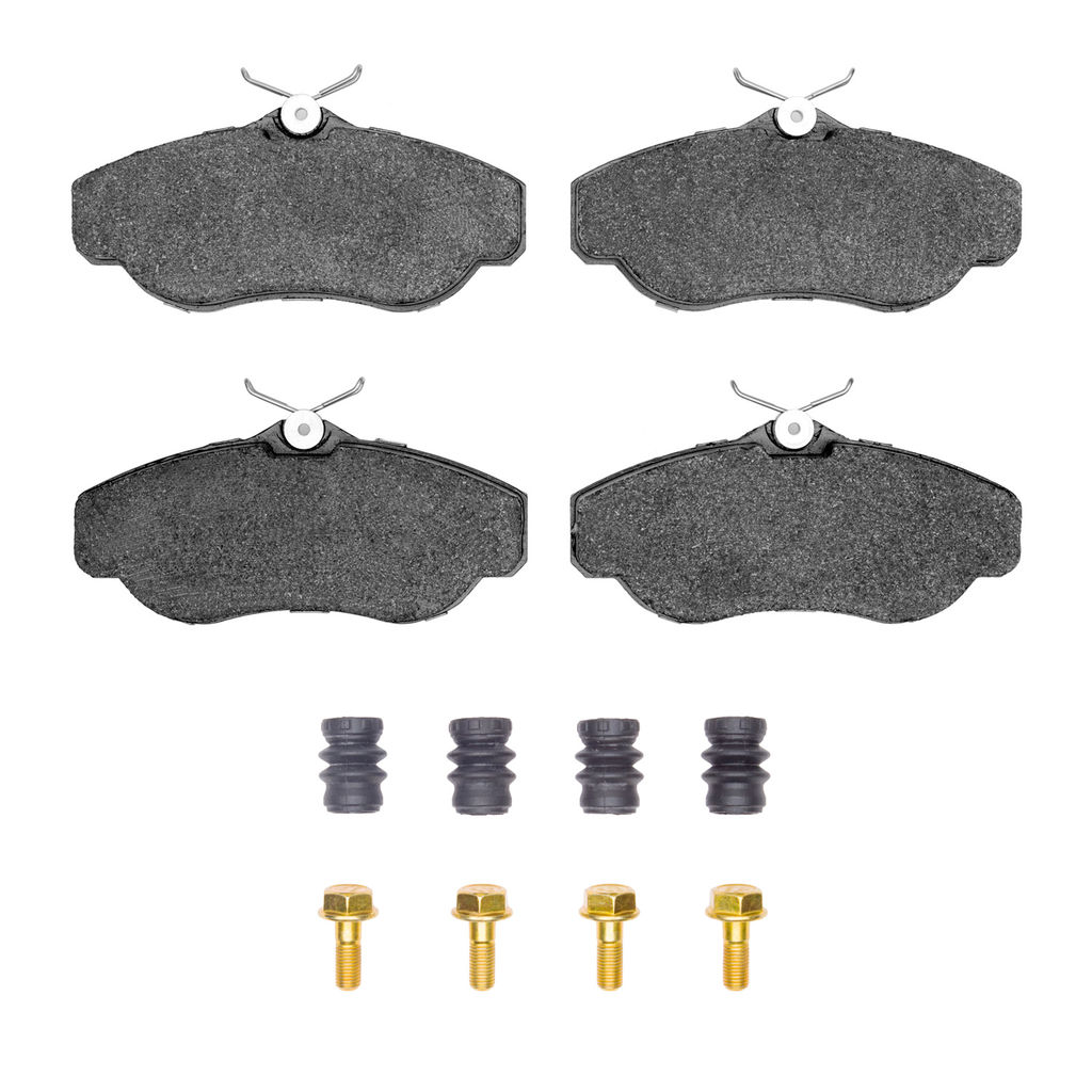 Dynamic Friction 1600-0676-01 - 5000 Euro Ceramic Brake Pads With Hardware