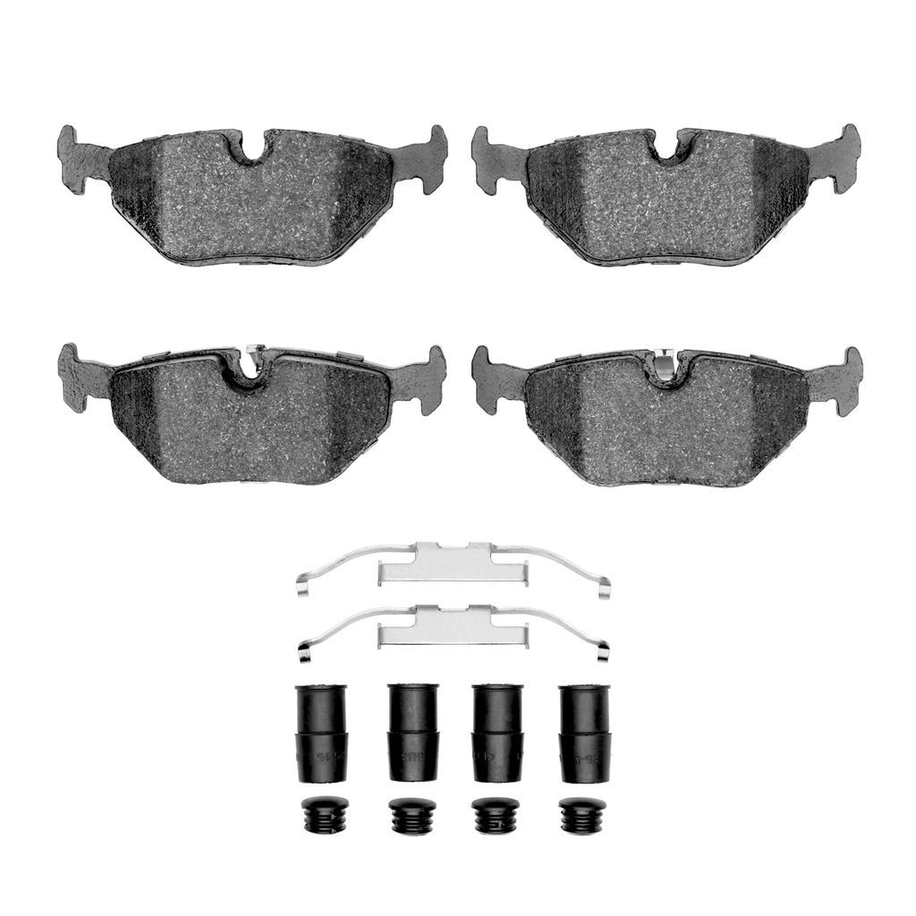 Dynamic Friction 1600-0692-01 - 5000 Euro Ceramic Brake Pads With Hardware