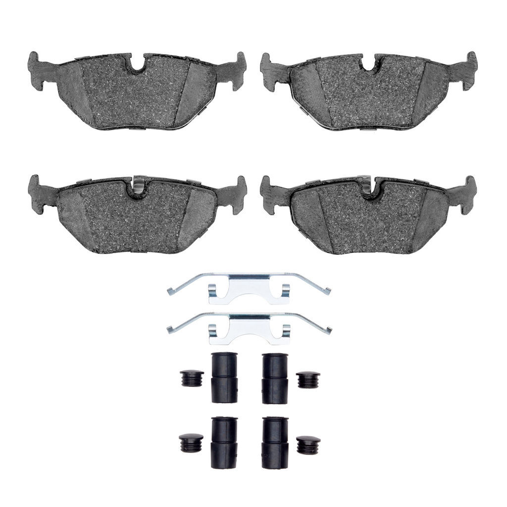 Dynamic Friction 1600-0692-12 - 5000 Euro Ceramic Brake Pads With Hardware