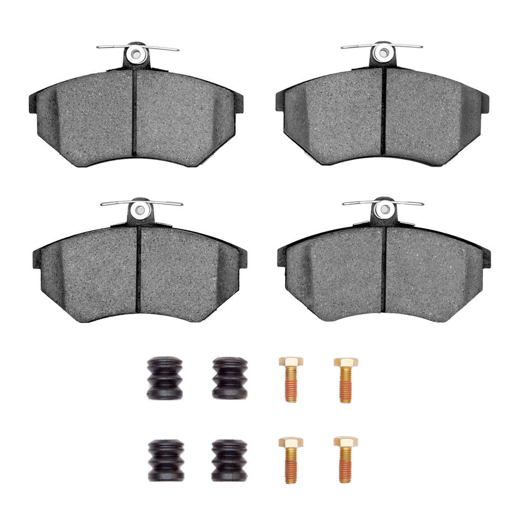 Dynamic Friction 1600-0696-01 - 5000 Euro Ceramic Brake Pads With Hardware