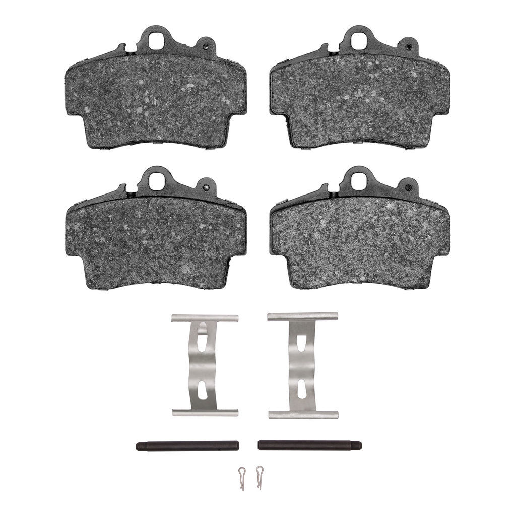 Dynamic Friction 1600-0737-01 - 5000 Euro Ceramic Brake Pads With Hardware