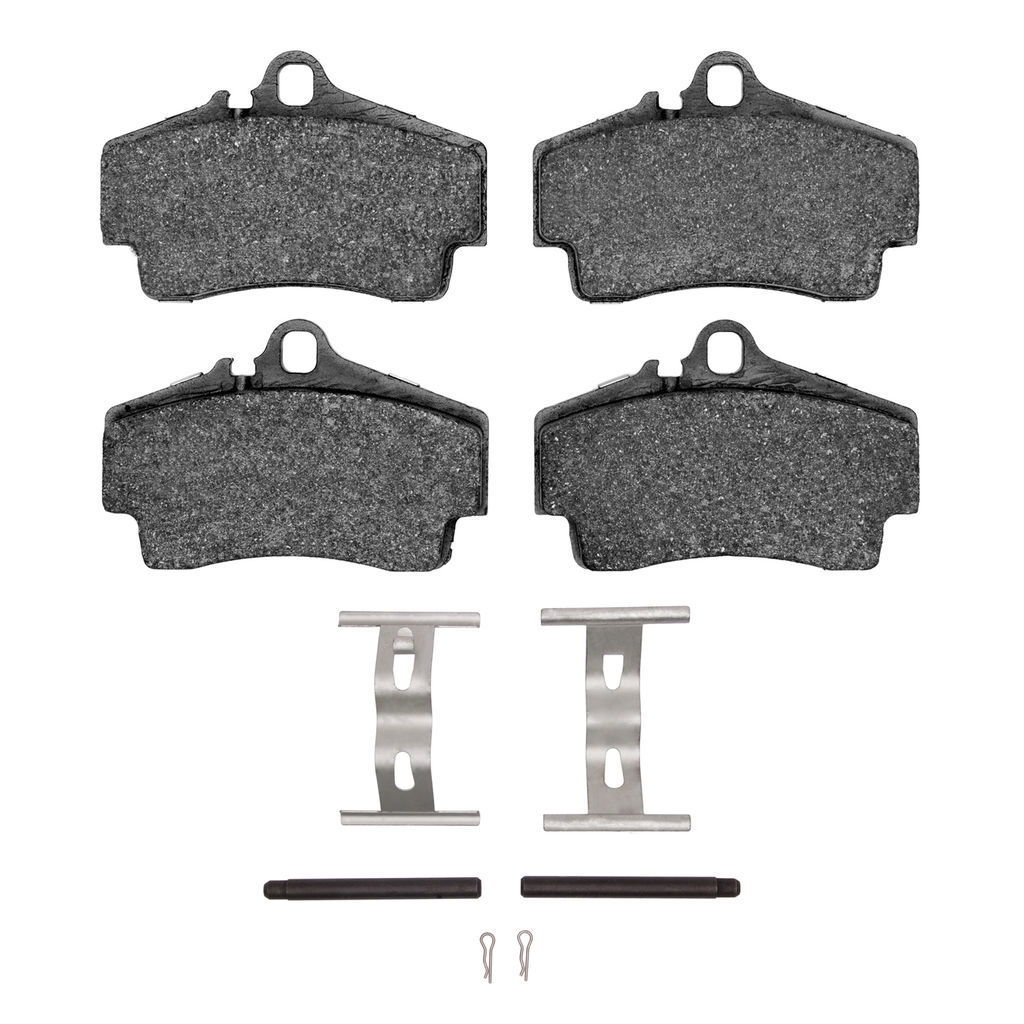 Dynamic Friction 1600-0738-01 - 5000 Euro Ceramic Brake Pads With Hardware